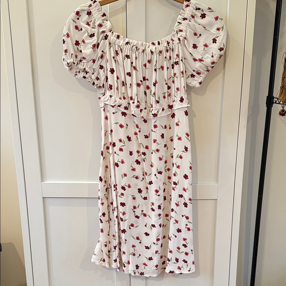 Floral Off-Shoulder Dress